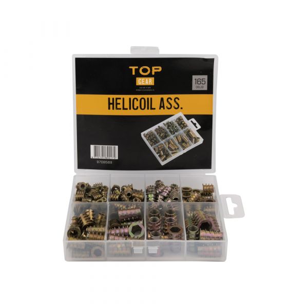 TOPGEAR Helicoil ass. 165-delig